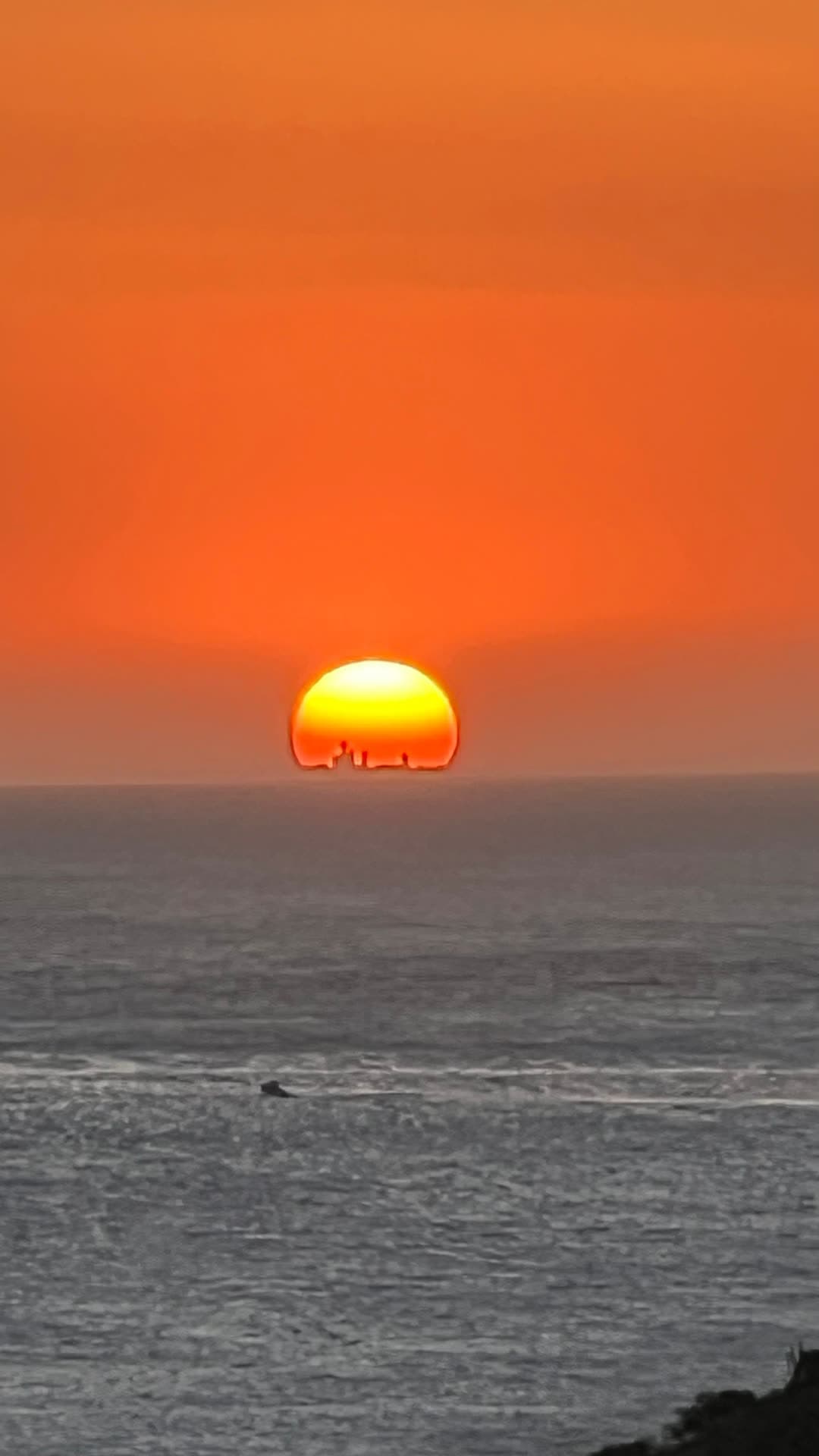 Sunset from the hills of Taganga
